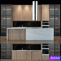 Kitchen_029 3D Model Vray