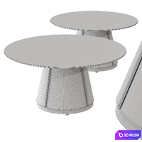 Ditre Italia Claire Dinning Tables 3D Model Vray, Corona