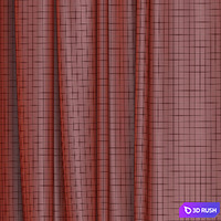 Curtains 3D Model Vray, Corona