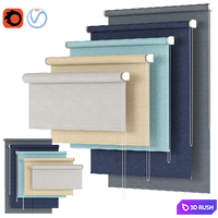 Roller Blind 11 | Harrow 3D Model Vray, Corona