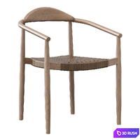 Janice dining chair 3D Model Corona