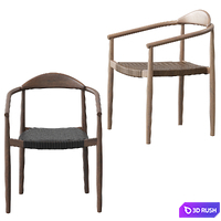 Janice dining chair 3D Model Corona