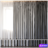 Curtains 4 3D Model Corona