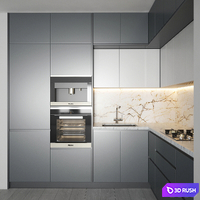Kitchen 024 3D Model Vray, Corona