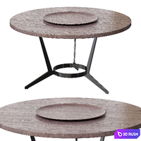 Maxalto ASTRUM Dining Table 3D Model Vray
