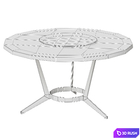 Maxalto ASTRUM Dining Table 3D Model Vray