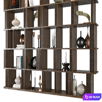 Shelving 56 3D Model Corona