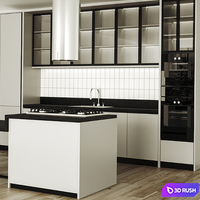 Kitchen_set_07 3D Model Vray, Corona