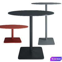Enea iron table 3D Model Vray, Corona