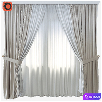 Curtain 28 3D Model Corona