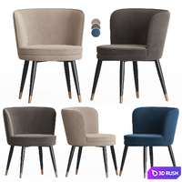 Eichholtz Grenada Dining Chair 3D Model Vray, Corona
