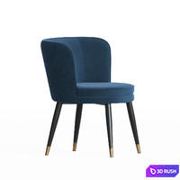 Eichholtz Grenada Dining Chair 3D Model Vray, Corona