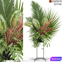 Bouquet 07 3D Model Vray, Corona