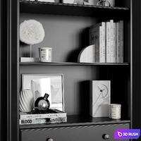 Dantone Home Showcase-library Le Visage 3D Model Vray, Corona