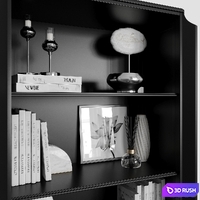 Dantone Home Showcase-library Le Visage 3D Model Vray, Corona