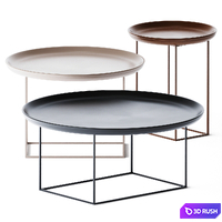 Duke Coffee Tables set by NORR11 3D Model Corona