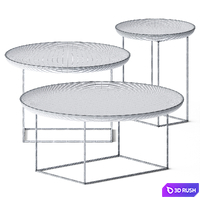 Duke Coffee Tables set by NORR11 3D Model Corona