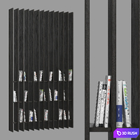 Shelving Partition 3D Model Corona