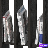 Shelving Partition 3D Model Corona