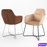Nicolas Laredo dining chair 3D Model Vray, Corona