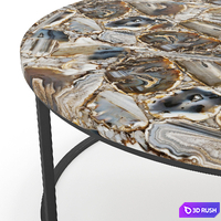 Anaximene Coffee Table 3D Model Vray, Corona
