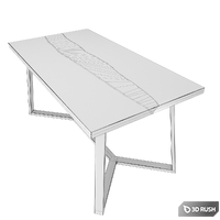 Loft table 3D Model Corona
