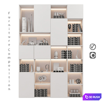 Furniture Composition | 36 3D Model Vray, Corona