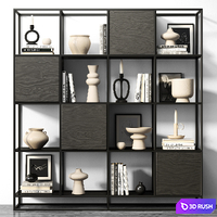 Rack KVADRA by Intelligent design 3D Model Vray
