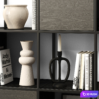 Rack KVADRA by Intelligent design 3D Model Vray