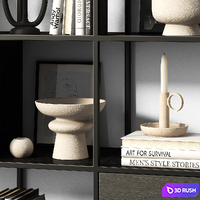 Rack KVADRA by Intelligent design 3D Model Vray