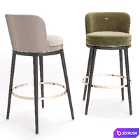 Aster_Hicks Bar stool 3D Model Vray