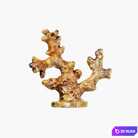 Sculptures of coral reef 02 3D Model Vray