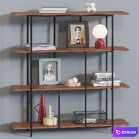 Jacobson Bookcase AM.PM 3D Model Corona