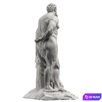 Hercules Sculpture 3D Model Corona