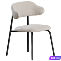 Aloa Dining Chair 02 by Artifort 3D Model