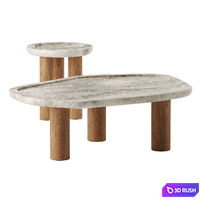 EL VERANO coffee tables by CB2 3D Model Corona