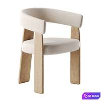 Oru chair by Andreu World 3D Model Corona