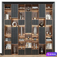 Furniture composition 561 3D Model Vray