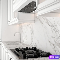 Kitchen 100 3D Model Vray, Corona