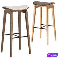 NY11 Stool By NORR11 3D Model Vray, Corona