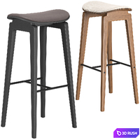 NY11 Stool By NORR11 3D Model Vray, Corona