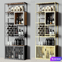 Homary Industrial Rack 3D Model Corona