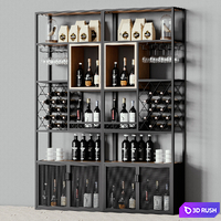 Homary Industrial Rack 3D Model Corona