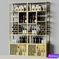 Homary Industrial Rack 3D Model Corona