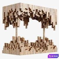 Table decorative 3D Model Corona