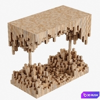 Table decorative 3D Model Corona