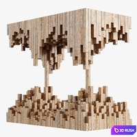 Table decorative 3D Model Corona