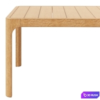 CASSALE RECTANGULAR DINING TABLE - 86'' 3D Model Corona