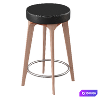 MAXIMA counter stool 3D Model Vray, Corona
