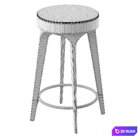 MAXIMA counter stool 3D Model Vray, Corona
